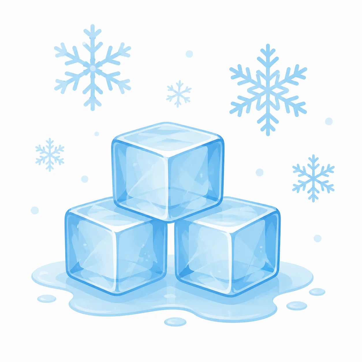 冷 lěng: 冰雪寒冷