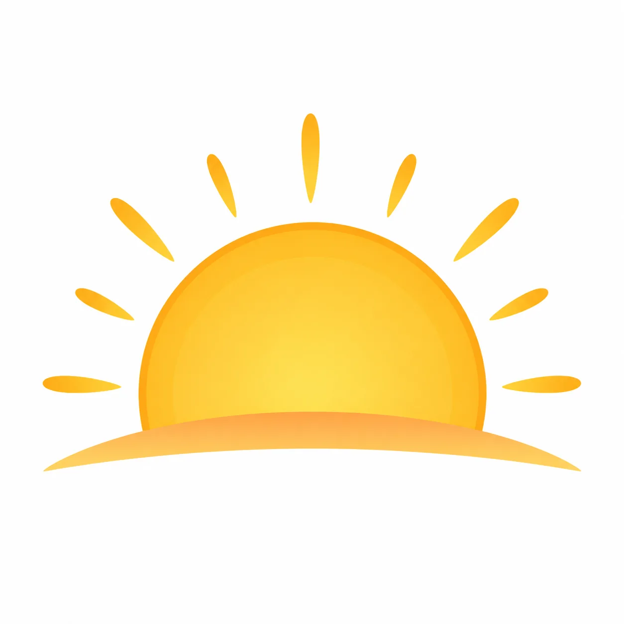日 rì: 太阳升起
